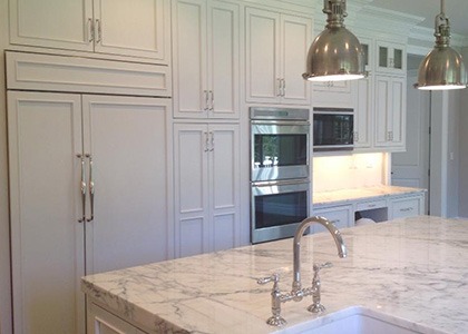 White Kitchen Renovation - Armonk, NY
