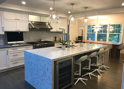 White Kitchen Renovation - Bedford, NY