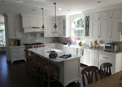 Magnificent White Kitchen Renovation - Eastchester, NY