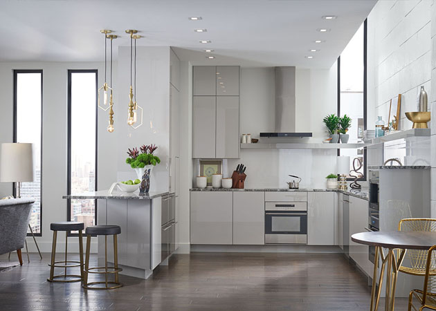 South Beach Modern White Kitchen